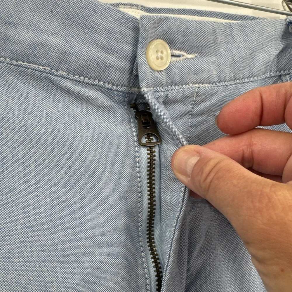 Polo Ralph Lauren Pants Mens‎ 40x32 Blue Chino Classic Fit Flat Front Casual